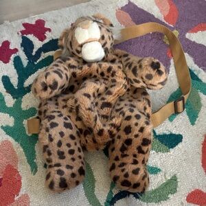 OG 90’s Plush Leopard Teddy Bear Backpack by Mango